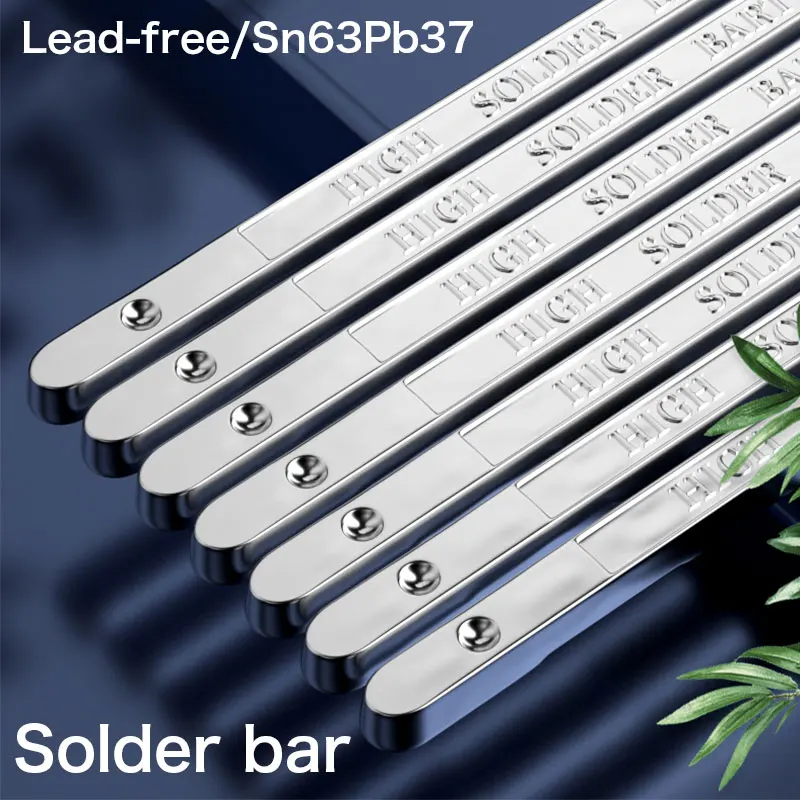 

Solder Bar High-purity High Brightness Sn63 Low Melting Point Tin Bar Tin Block Immersion Welding High Oxidation Resistance 500g