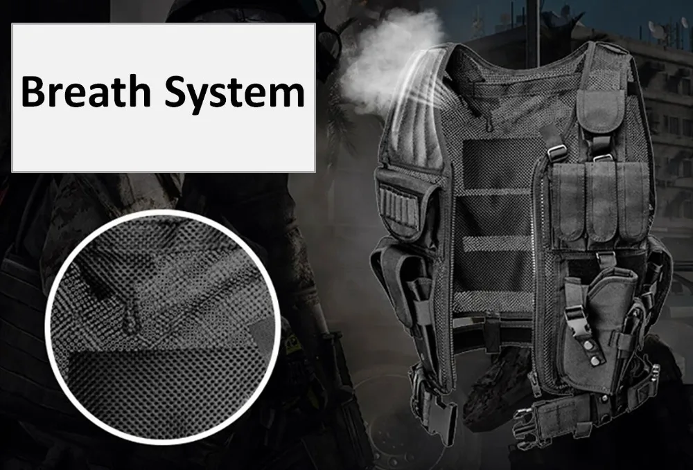 Высококачественный тактический жилет для тренировок на открытом воздухе