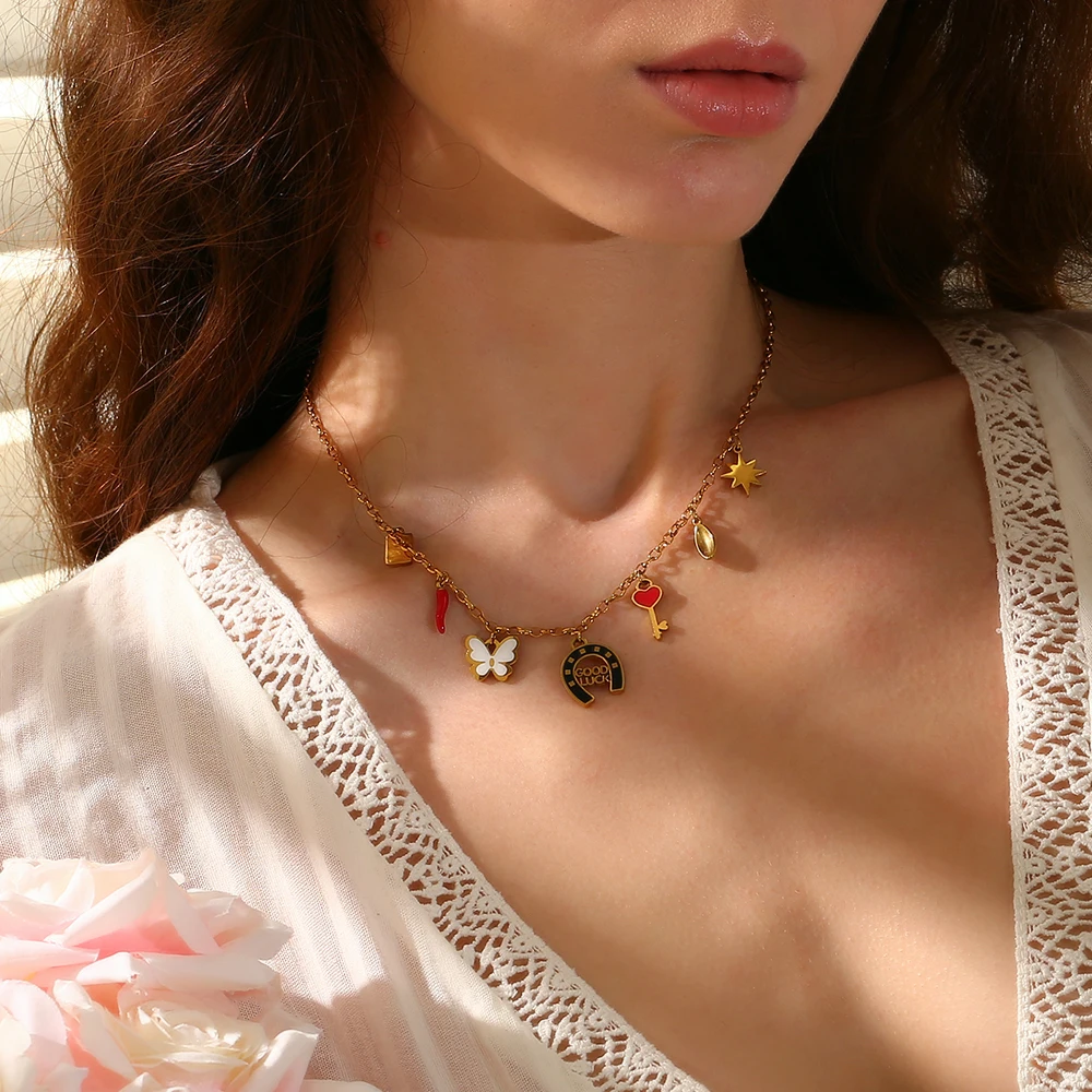 E.B.belle популярное ожерелье с подвеской в европейском и американском стиле хип-хоп