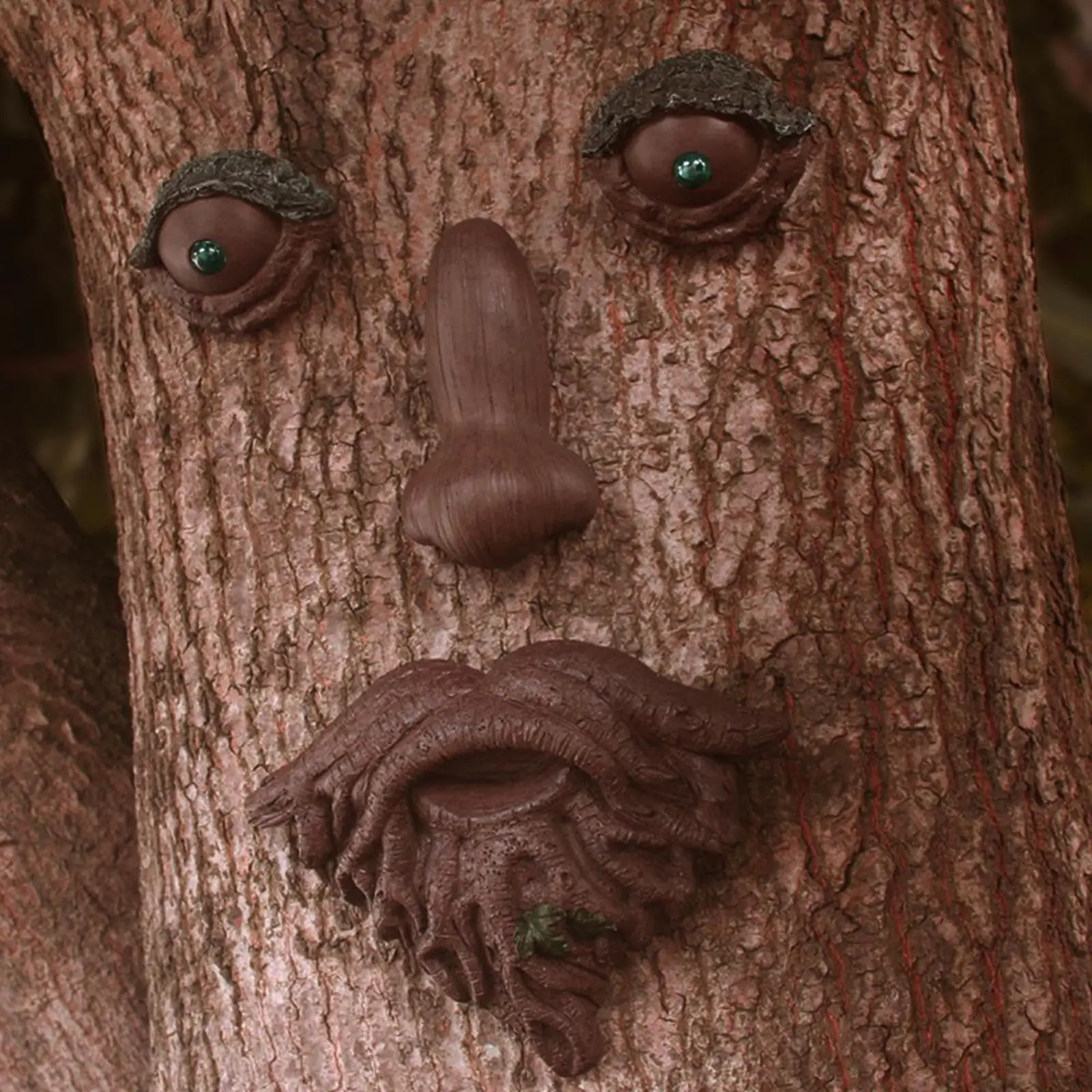 

Beard Man Face Tree Yard Trees Hugger Peeker Sculpture Xmas Backyard Decor