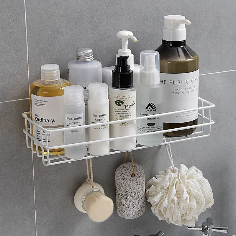 

Bathroom Toothbrush Shelving Wall Hanging Perforation-Free Toilet Toilet Toilet Washroom Toiletry Station Cosmetics Wall Storage