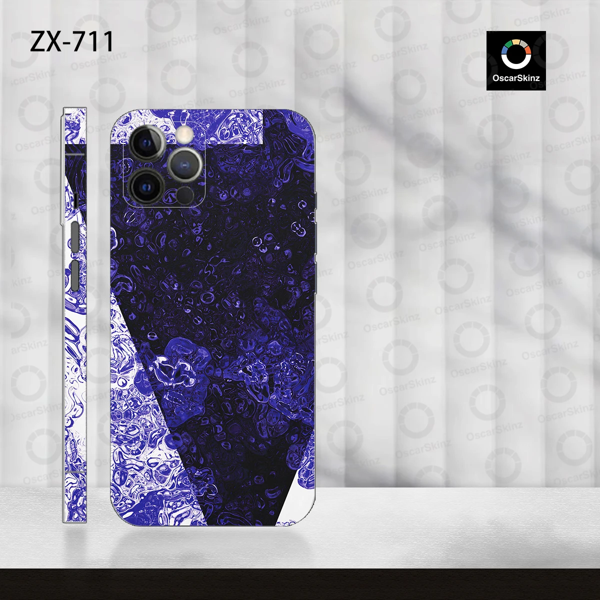 Фото Обертка OscarSkinZ для iPhone 17 16 Pro Max, наклейка 15, 14 Plus, задняя пленка 13 12, мини-защитная наклейка, боковая рамка, задняя защита №4