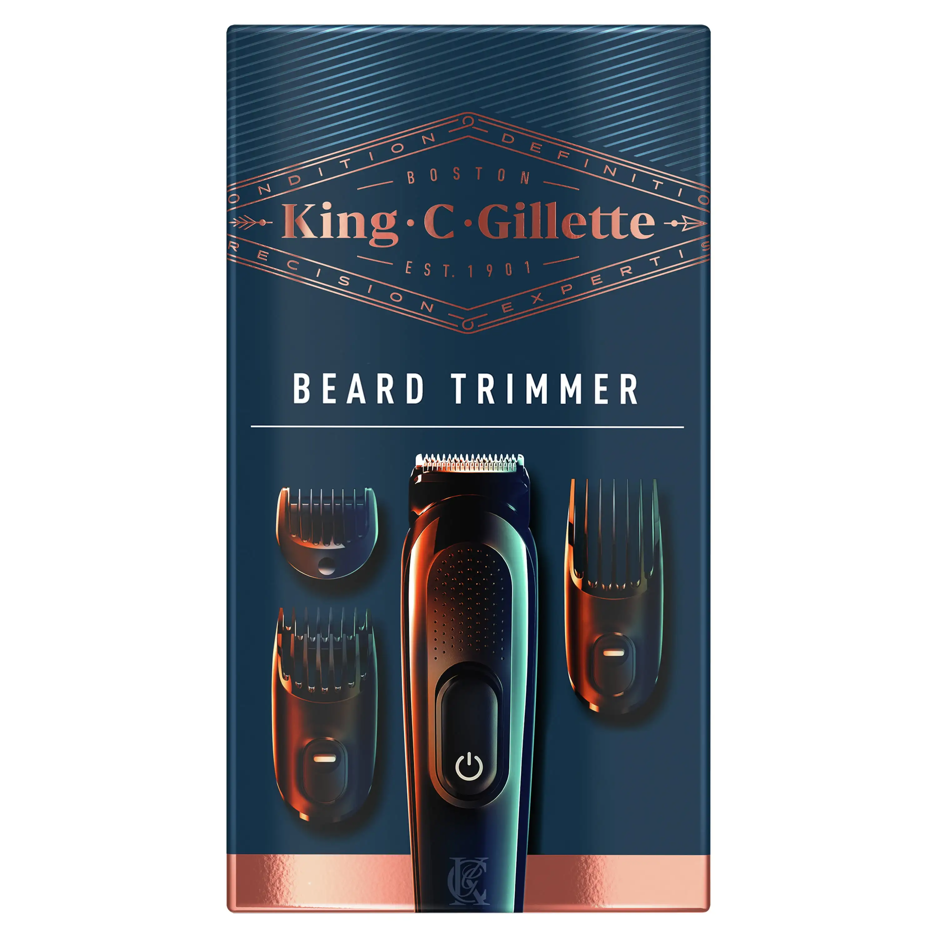 

King C. Cordless Beard Trimmer for Men, Rechargeable