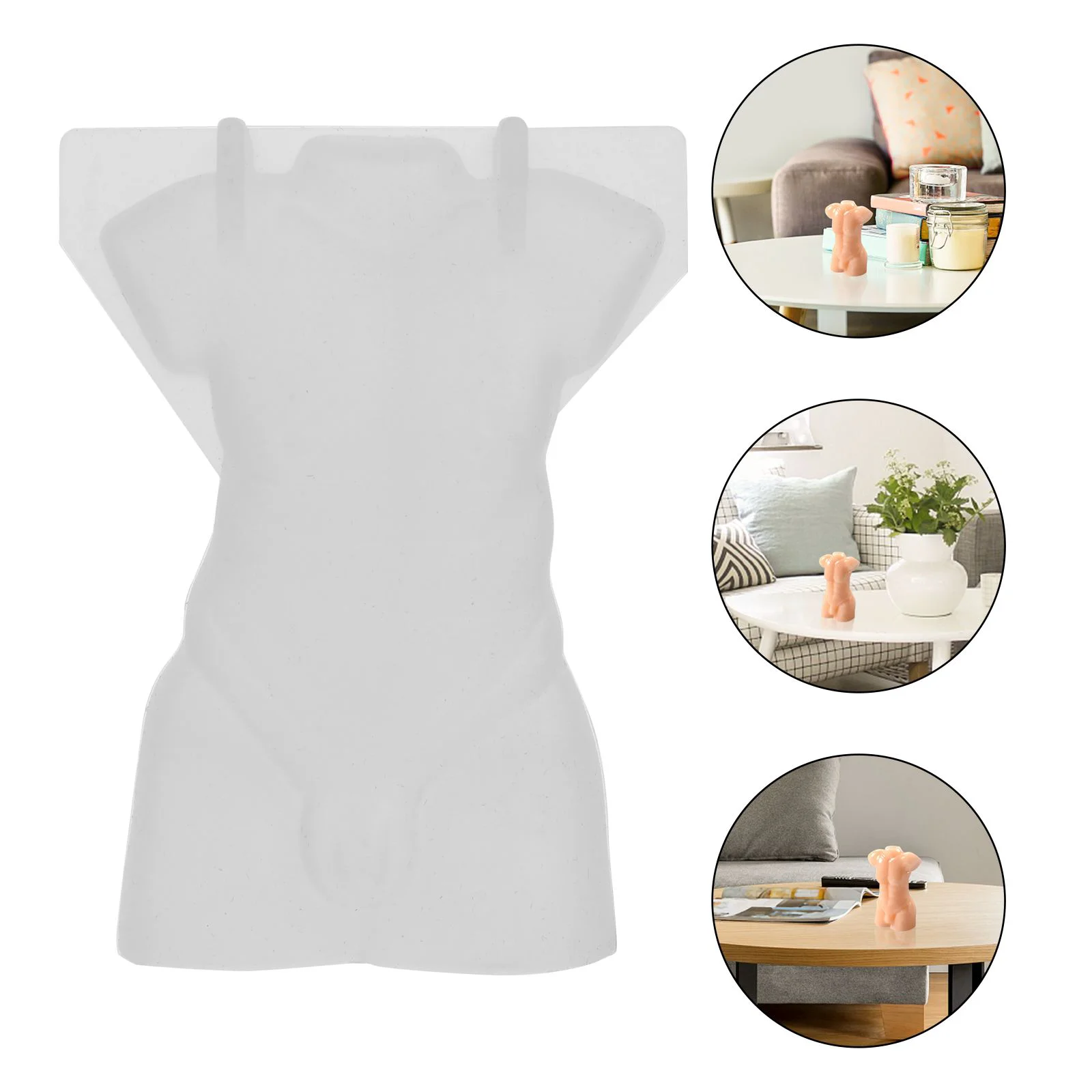 

Body Silicone Molds Mold Male 3D Men Shape Soap Resin Epoxy Diy Crystal Making Man Figurine Mould Torso Figure Resin mold