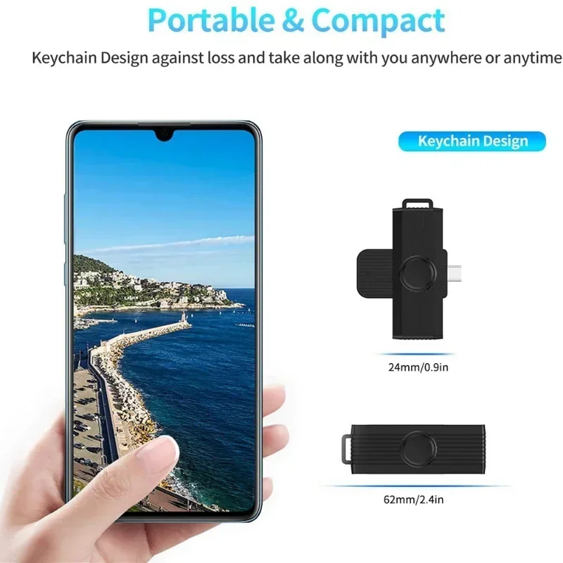 1 шт. USB type-c устройство для чтения смарт-карт