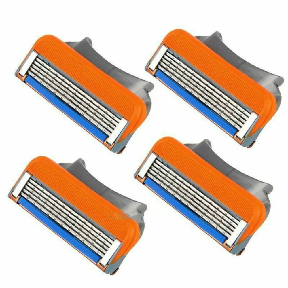 

4/8/16 Pcs Standard Replacement Manual 5 layer Razor Blade Refill Facial care Manual Shaving Razor Blades
