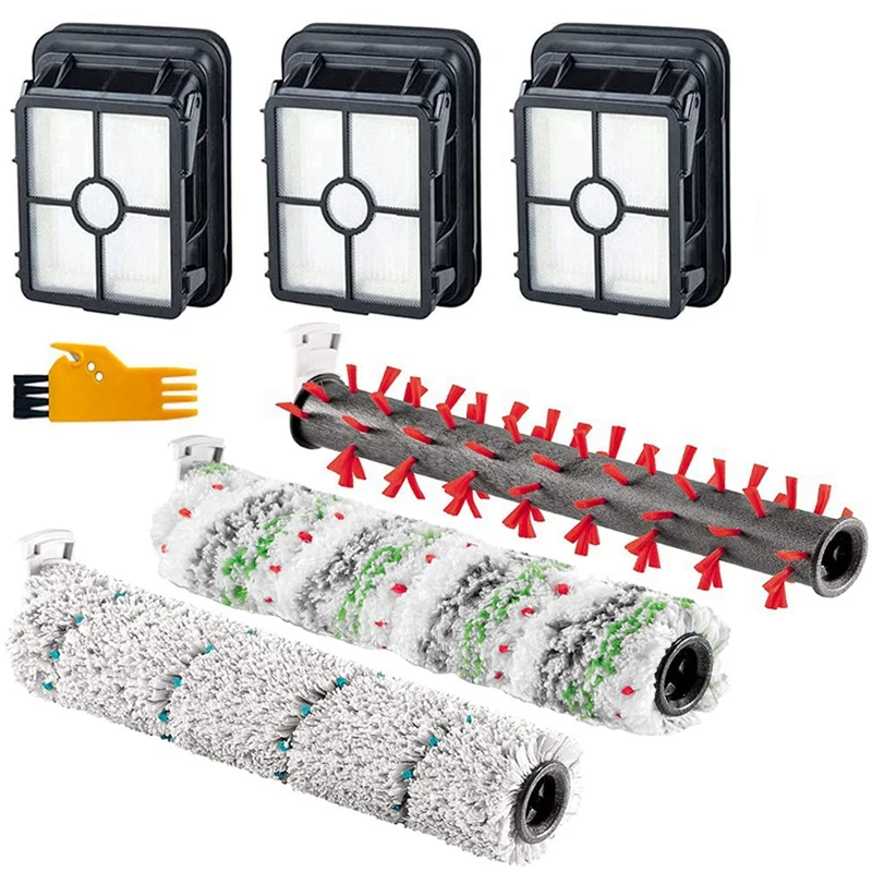 

Replacement Parts Roller Brush Hepa Filter Compatible For Bissell 2554 2590 2593 2596 Vacuum Cleaner Accessories