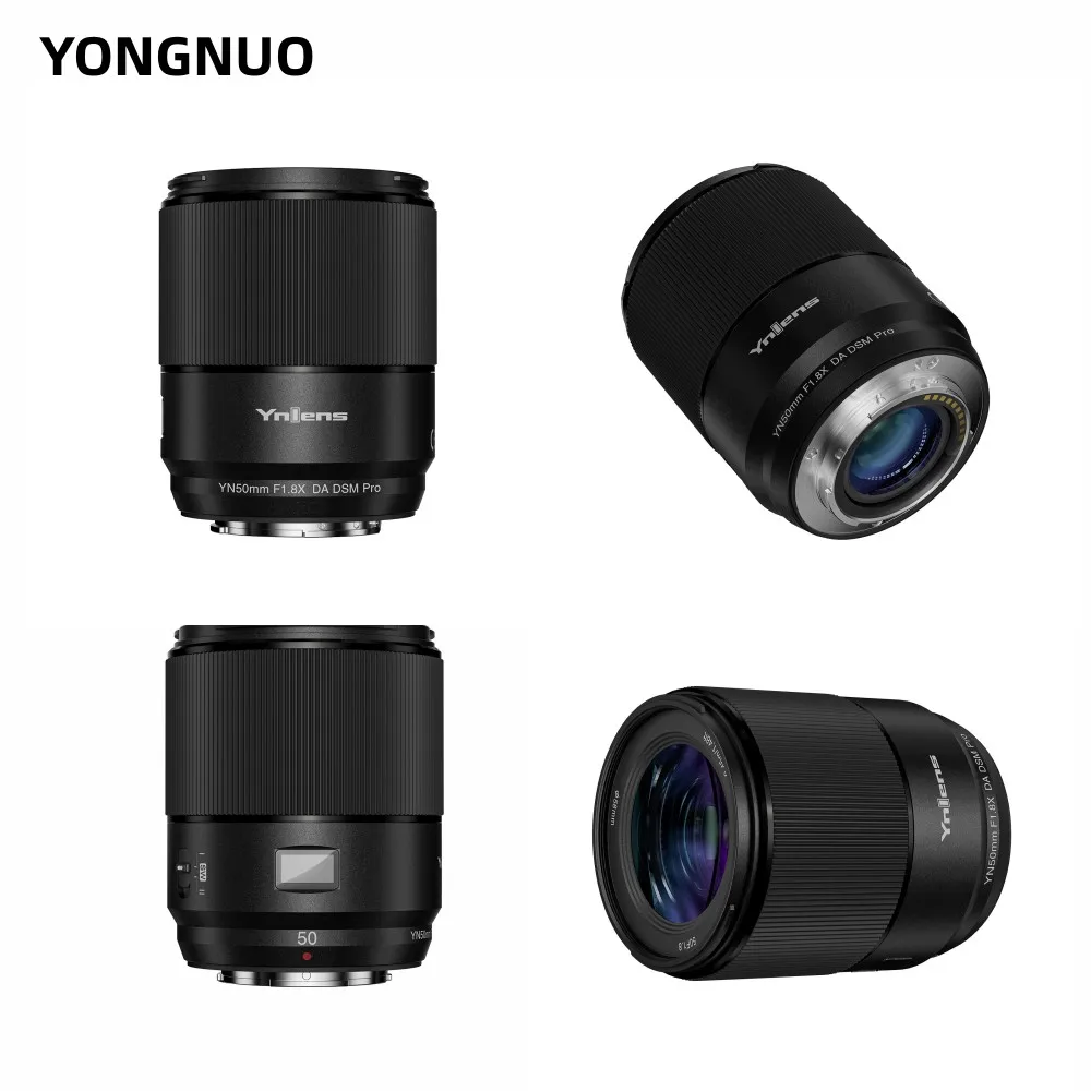 

Yongnuo Yn50Mm F1.8X Da Dsm Pro Camera Lenses for Fujifilm X Portrait Shooting Mount Camera Lens Auto Focus Standard Prime