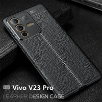 for cover vivo v23 pro case for vivo v23 pro capas coque luxury back shockproof bumper tpu leather for fundas vivo v23 pro cover