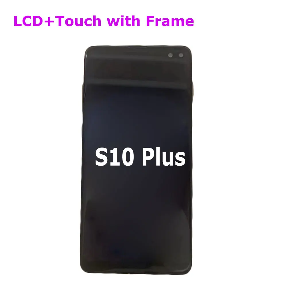 New OLED AAA+ High Quality For SAMSUNG Galaxy S8 Plus G955 G955F LCD Display Touch Screen Digitizer Assembly With Black Frame enlarge