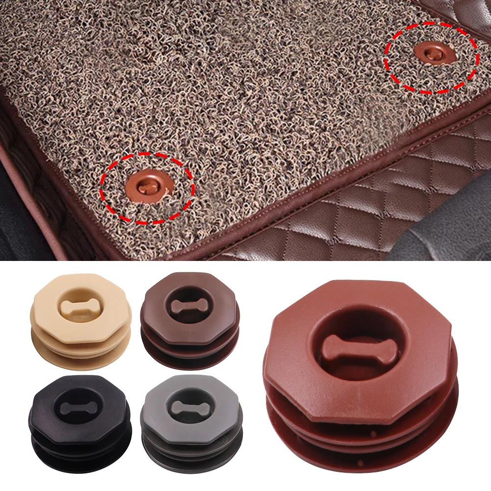 

4 шт./набор, автомобильные двухслойные съемные напольные коврики