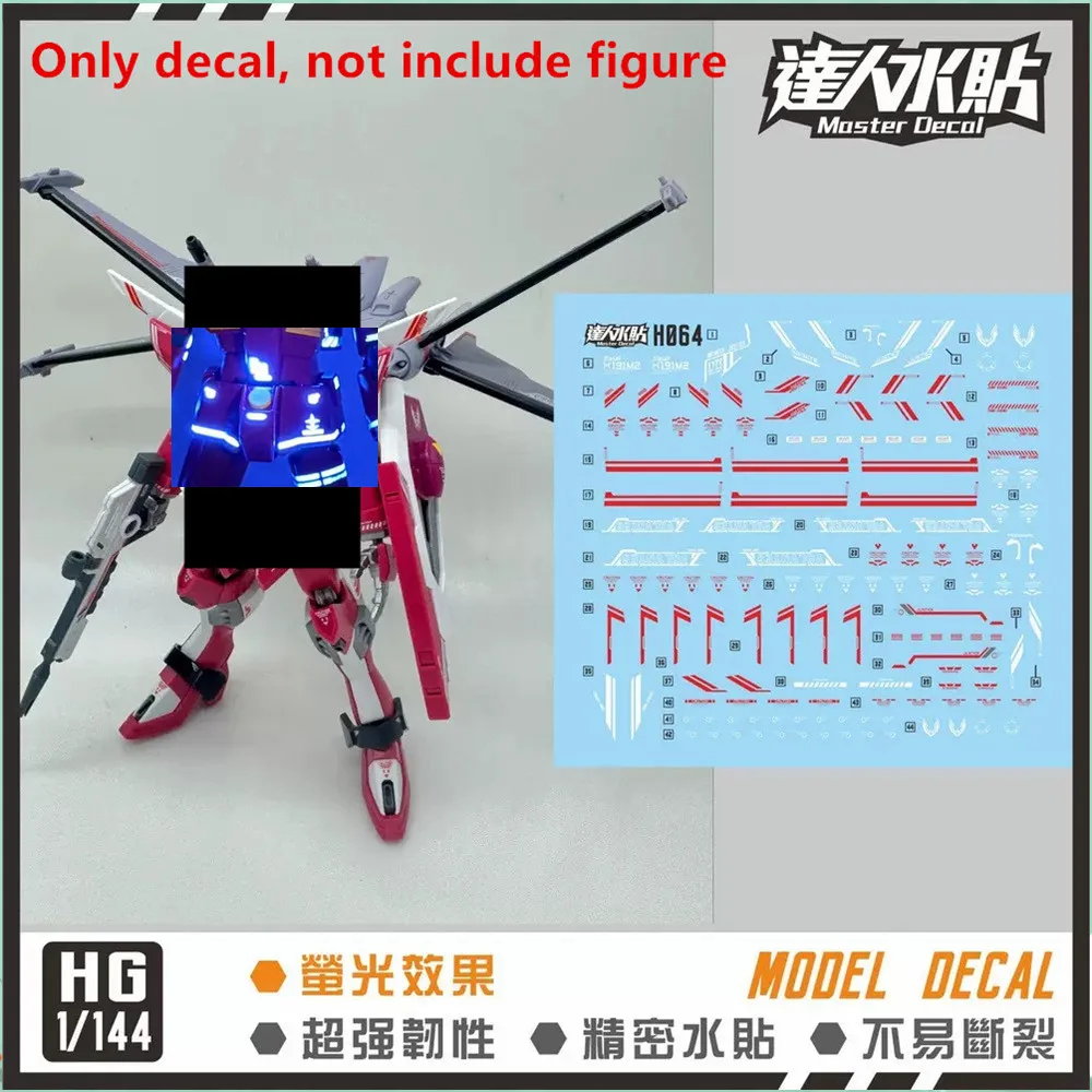 D.L флуоресцентная наклейка водяная паста для HG RG 1/144 Infinite Justice Type II модель DL306 *