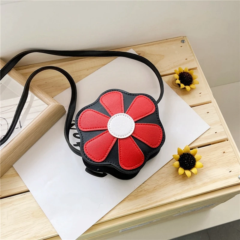 Fashionable Children's Bag Lovely Girls' Flower Crossbody Bag Mini Small Wallet Handbags Princess Coin Purse Kids Gift