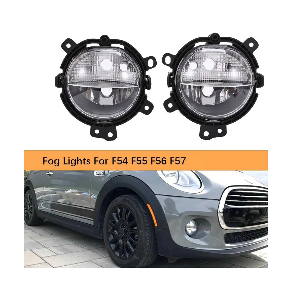 

Front Bumper Fog Light Parking Light(Without Bulb) Car for BMW Mini