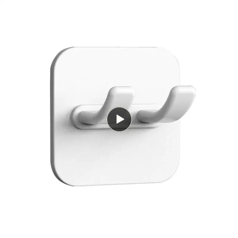 

Wall Hanging Design Seamless Adhesive Hoo Nail Free Thickened Strong Glue Wall Hooks Clean Self Adhesive Shelf Bedroom Bathroom