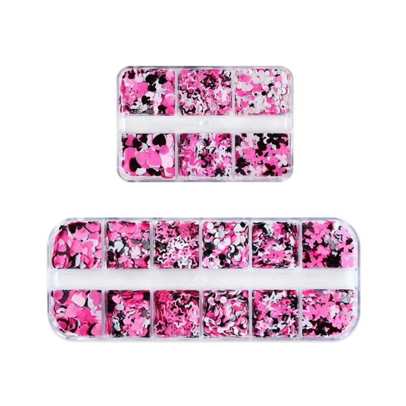 

E9LC блестки в форме сердца кролика для смолы, шейкер, заполнители, блестки