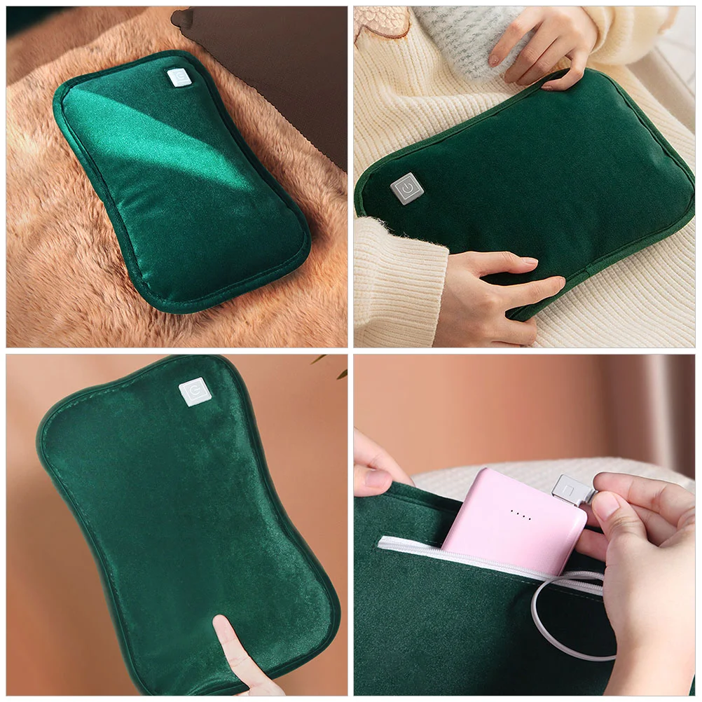 Электрический мешок для воды Безводный подогреватель рук Складная бутылка