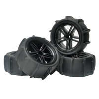 4pcs 115mm snow sand tire tyre wheel for hosim xinlehong 9125 9116 xlf x03 x04 wltoys 124019 104001 104009 rc car parts