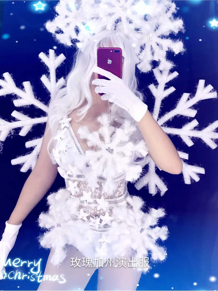 

Рождественский светодиодный костюм для женщин