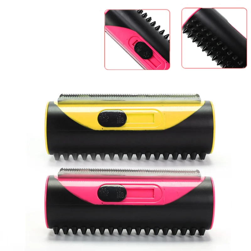 

Pet Dog Hair Grooming Comb Cat Puppy Cleaning Brush Cats Hair Sofa Carpet Cleaner Brushes Pet Roller Massage Comb Dog Supplies