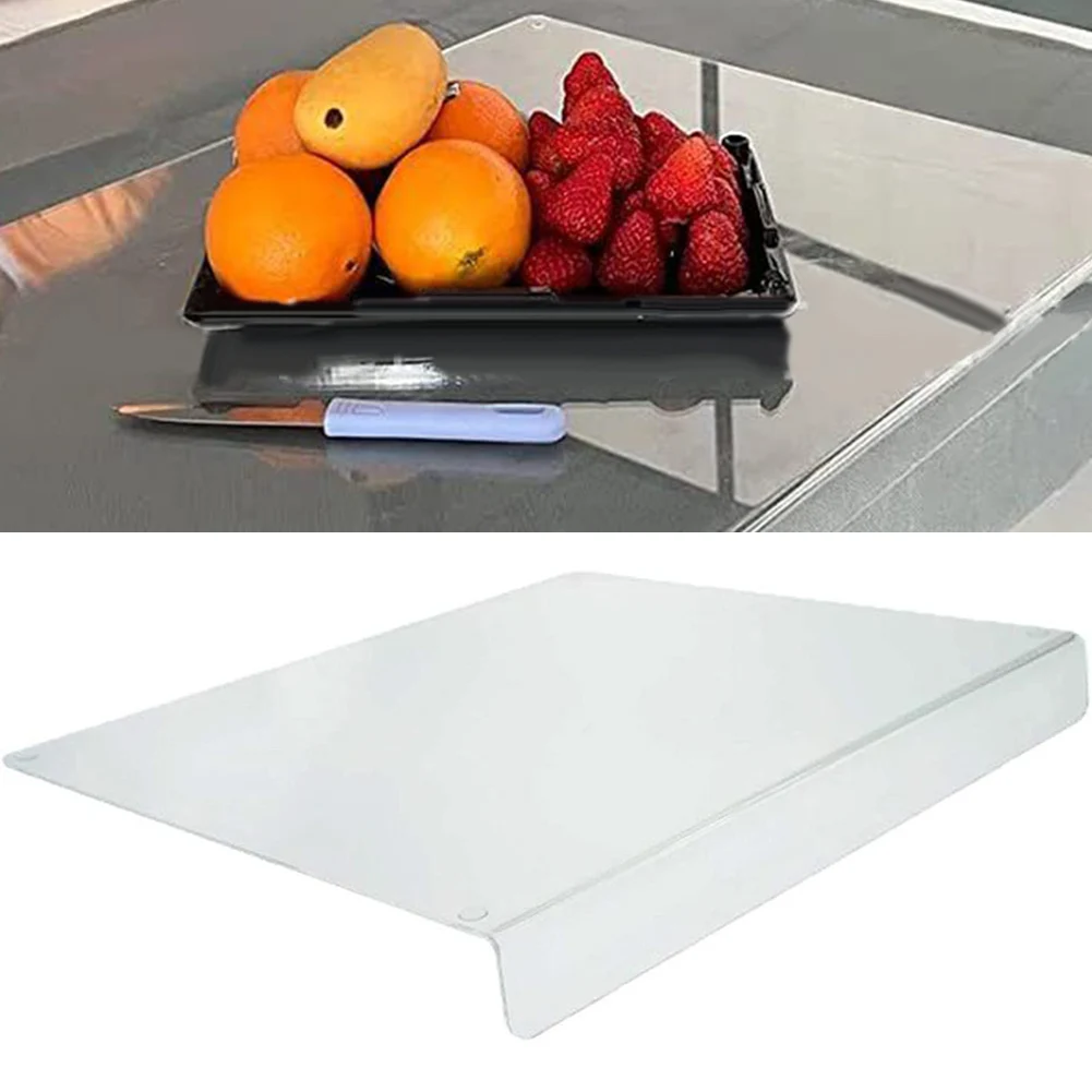 

40x30cm Acrylic Clear Cutting Board Anti-slip Transparent Cutting Board For Vegetable Fruit Kitchen Counter Countertop Protector