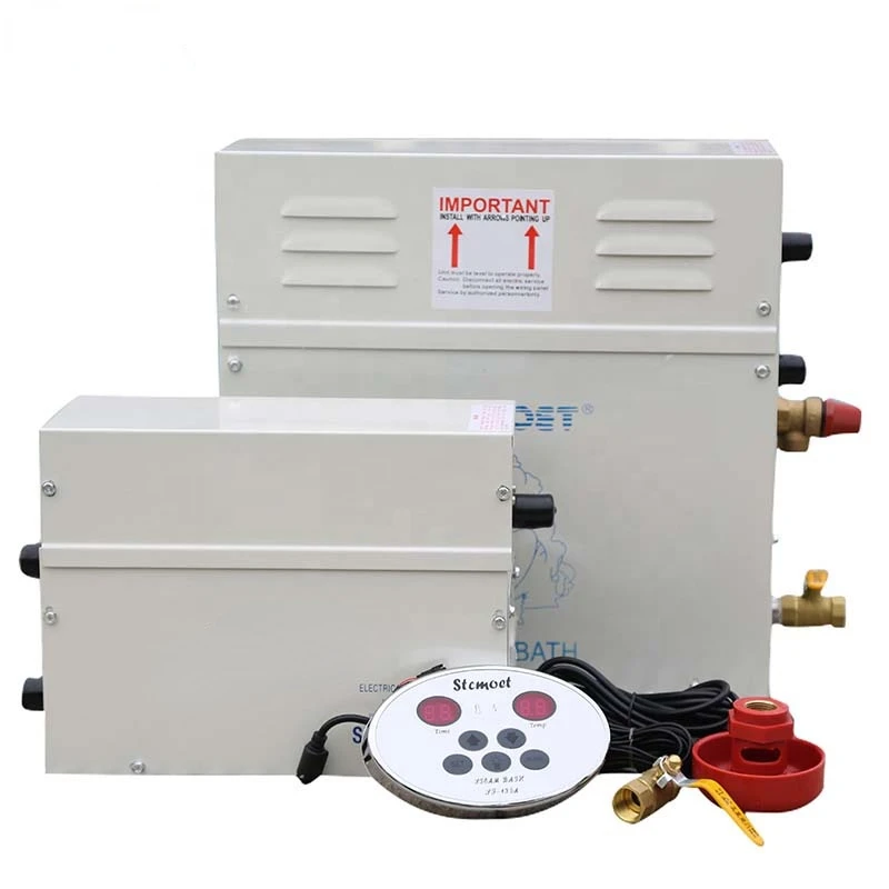 

Portable 12KW Sauna Steam Bath Generator for Steam Room with Controller