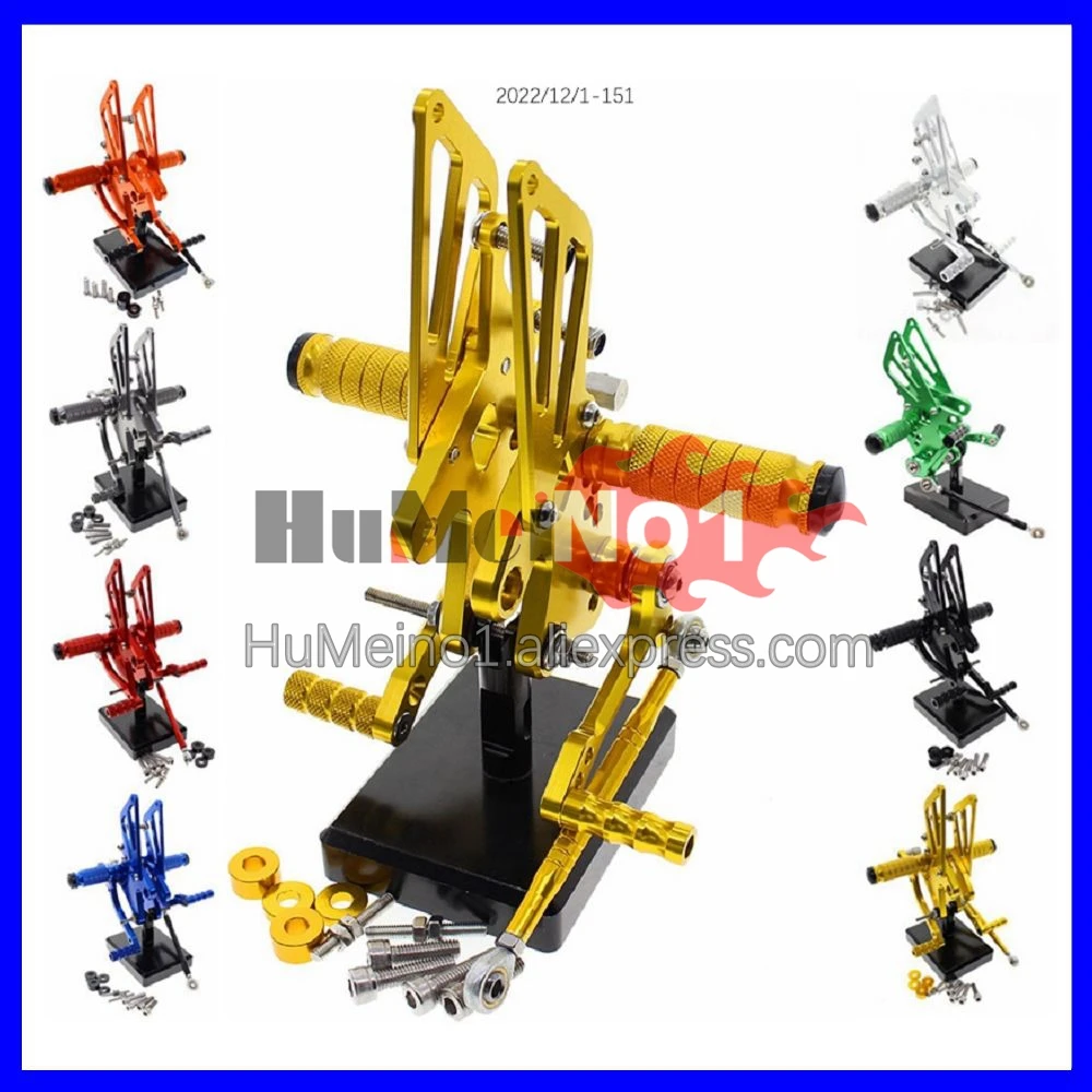 

Подставки для ног с ЧПУ, подножки для YAMAHA YZF-R6 06-07 YZF600 YZF 600 CC YZF R6 YZFR6 06 07 2006 2007