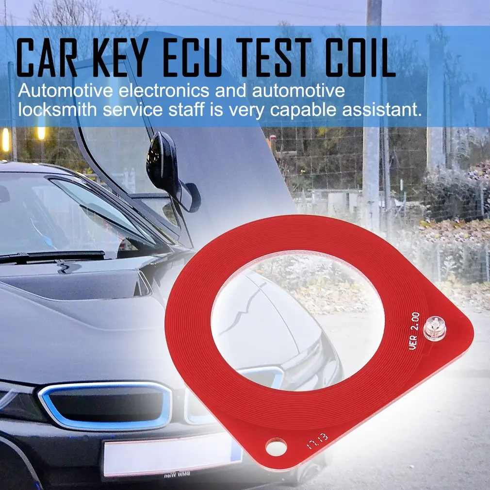 

Автомобильный ключ ECU, тестовая катушка, автомобильный индукционный сигнал ECU, Тестовая карта, автомобильный диагностический инструмент, обнаружение кражи катушки