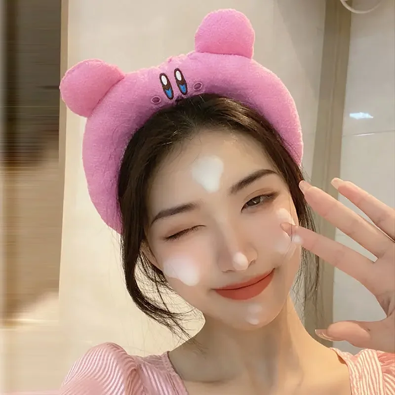 Оригинальная милая повязка на голову Кирби модная аниме-мультфильм маска для