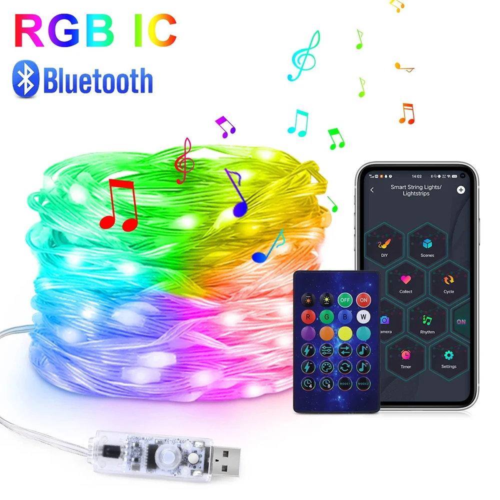 

Bluetooth-лента с RGB-интерфейсом, 5 В