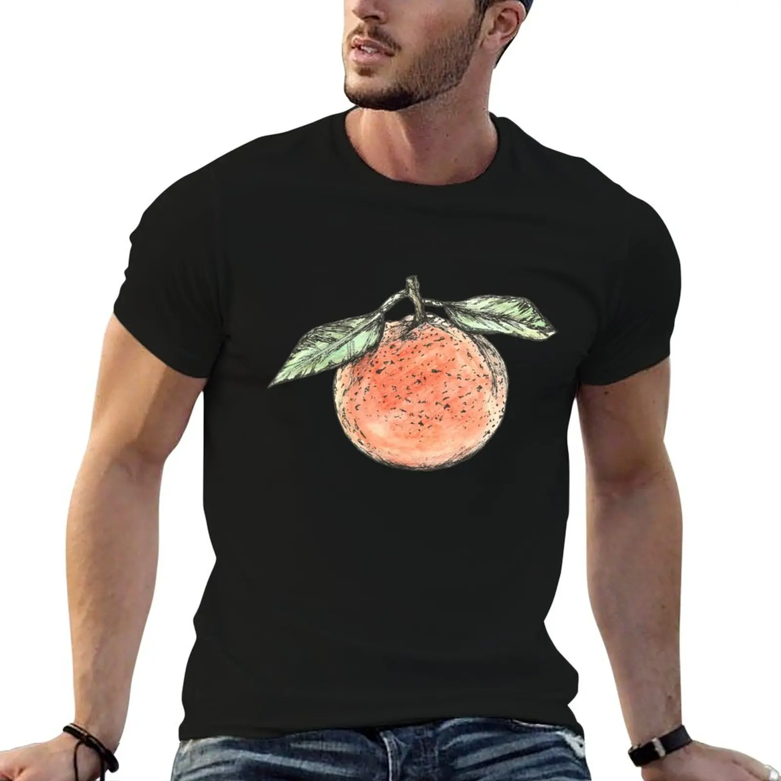 Фото Футболка Clementine больших размеров, свободный крой, с короткими рукавами №1