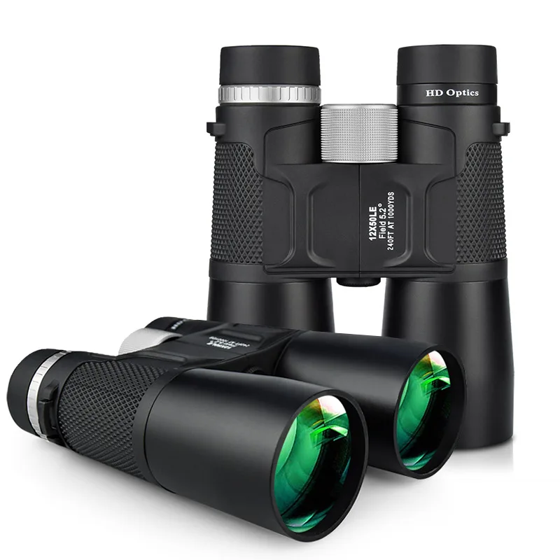 

Telescope ED binoculars 12x50 BAK4 prism FMC multilayer coating high power hunting binoculars high definition night vision