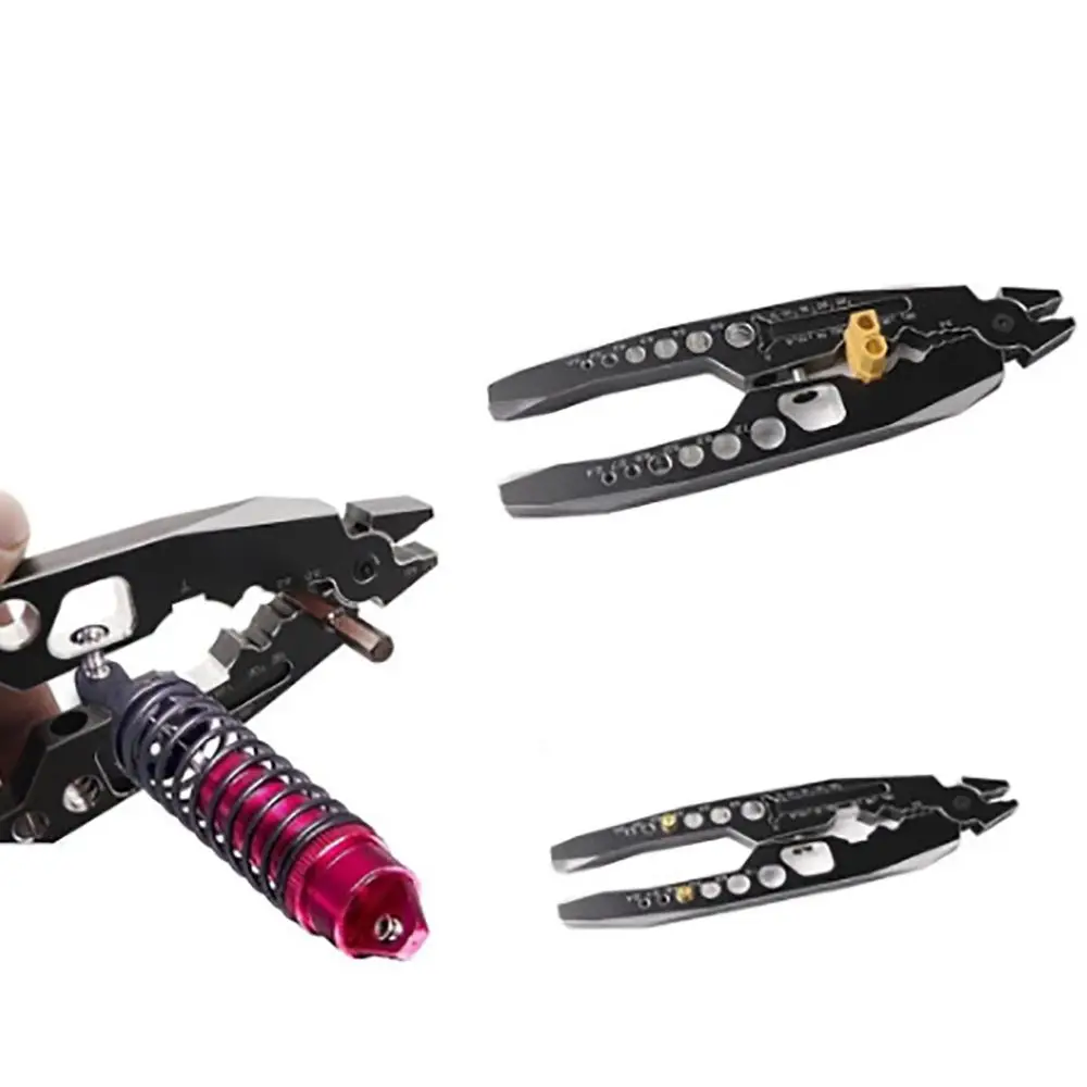 

Многофункциональные металлические плоскогубцы для удаления гаечных ключей для 1/8 1/10 HSP T raxxas Axial для SCX10 RC Car RC фиксатор инструмент