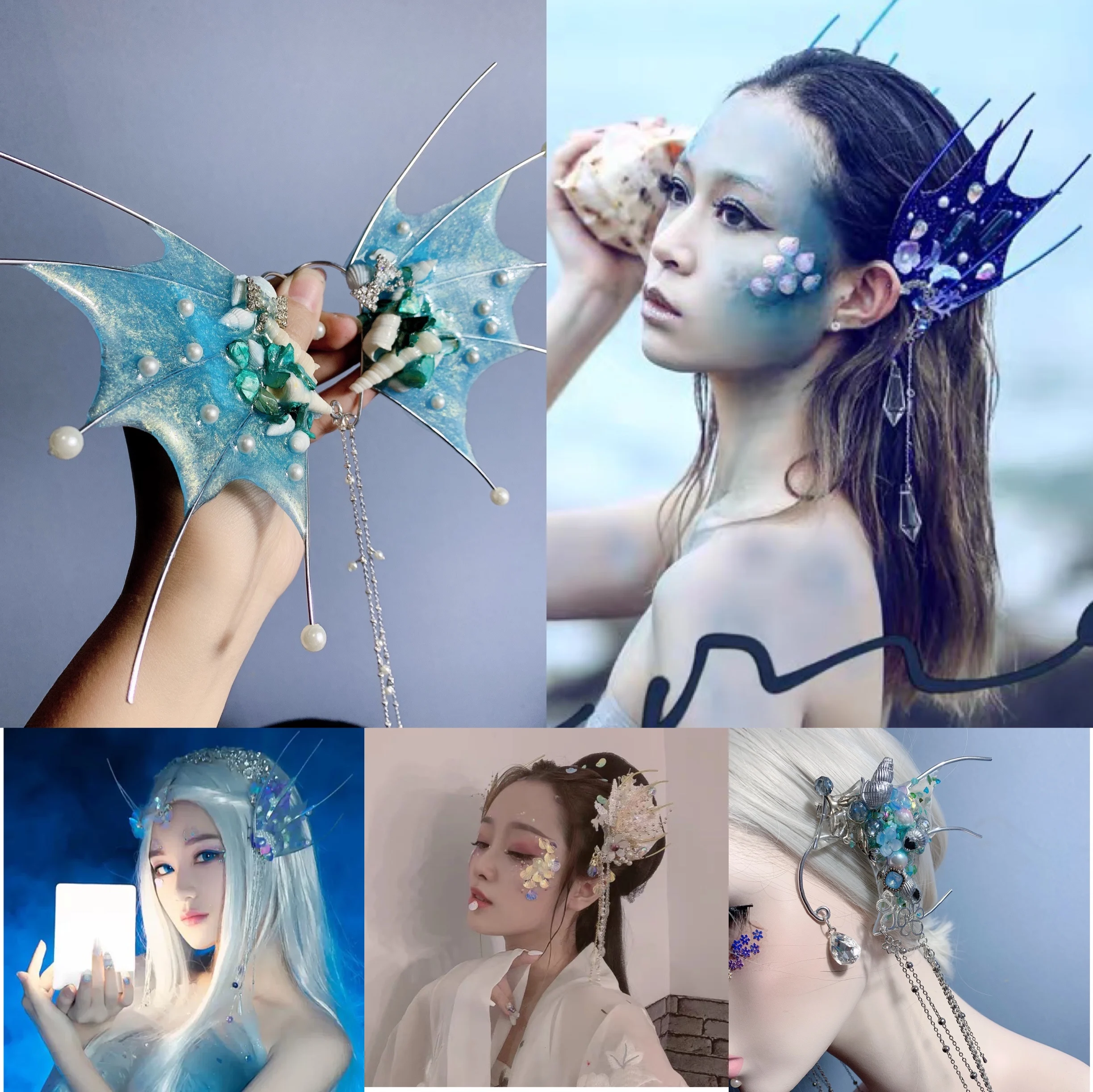 Spirit Fairy Hair Accessory Photography Prop Seashell Tiara