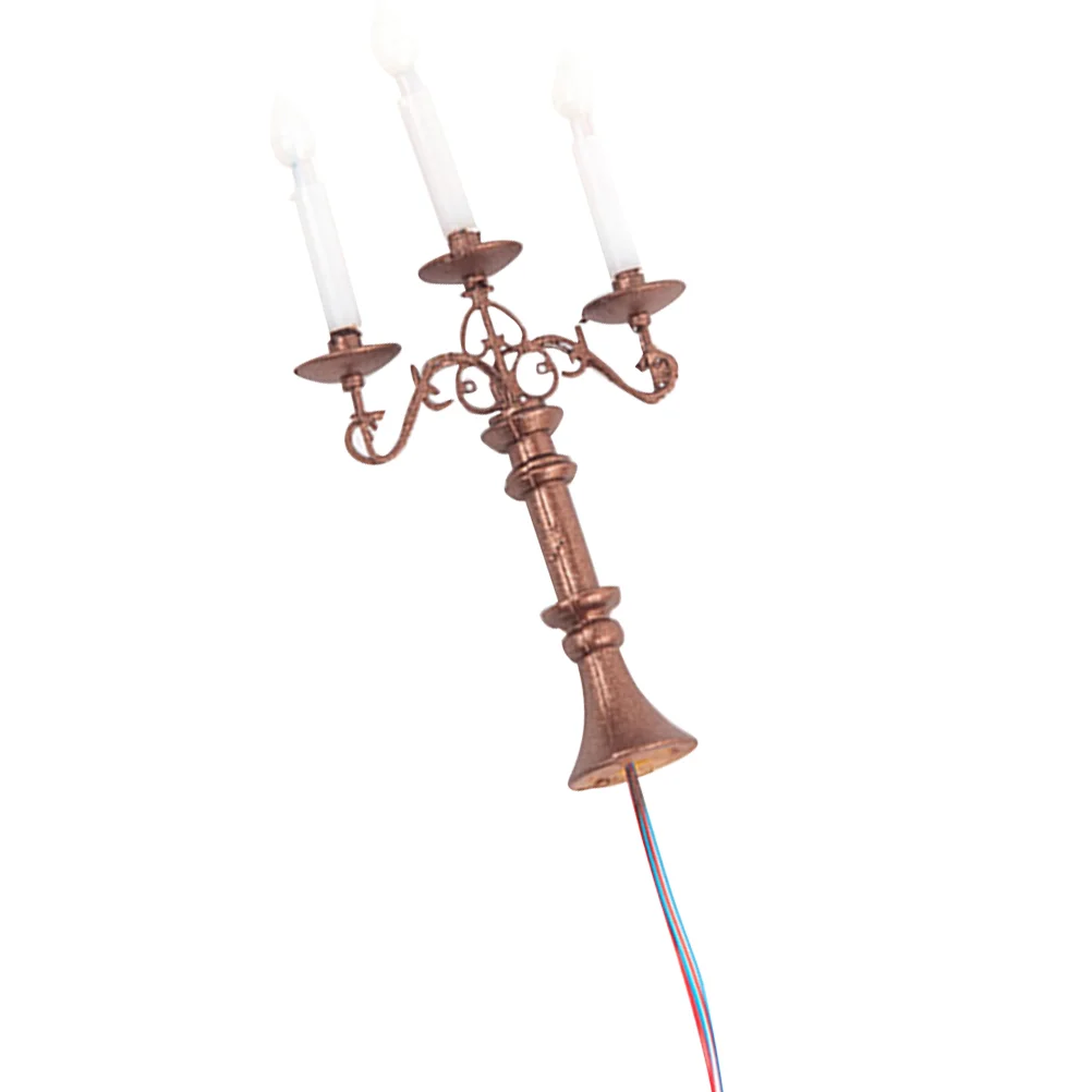 

Модель люстры, Миниатюрные аксессуары для дома, лампа, декоративная металлическая микро-Ландшафтная