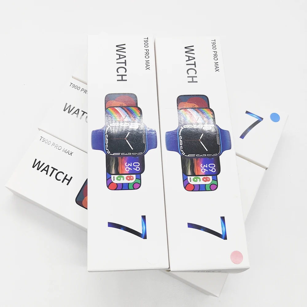 Original IWO T900 Pro Max Smart Watch Men Full Touch Screen BT Call Women Waterproof SmartWatch Clock for Apple Android Phone