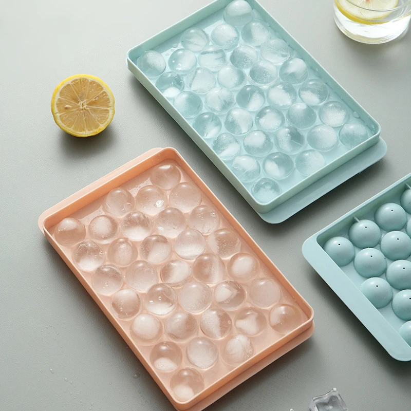 

Creative homemade ice hockey lattice frozen ice block mold refrigerator ice box ball shape ice grid make ice DIY ice box