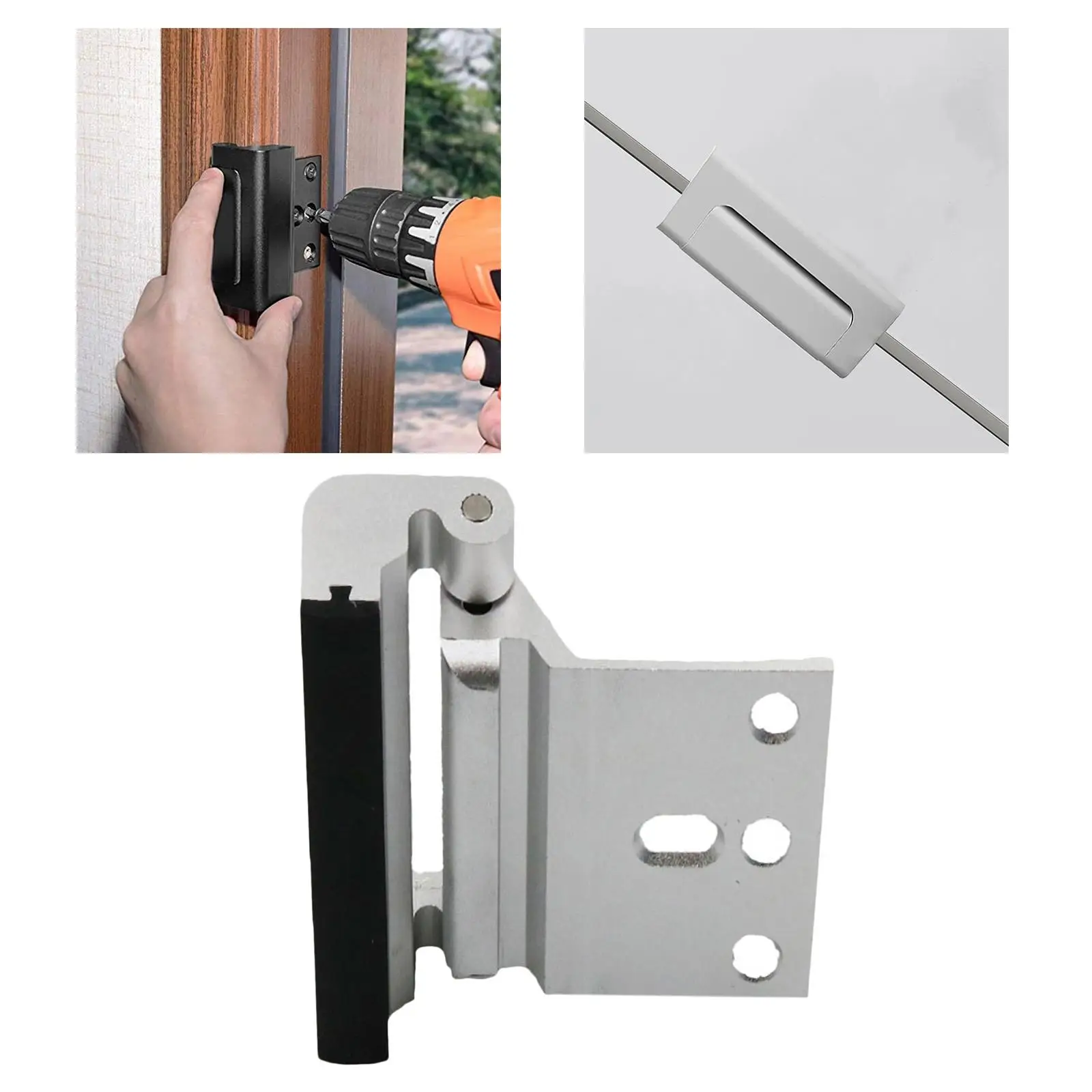 

Security Childproof Door Reinforcement Lock for Home Inward Swinging Door