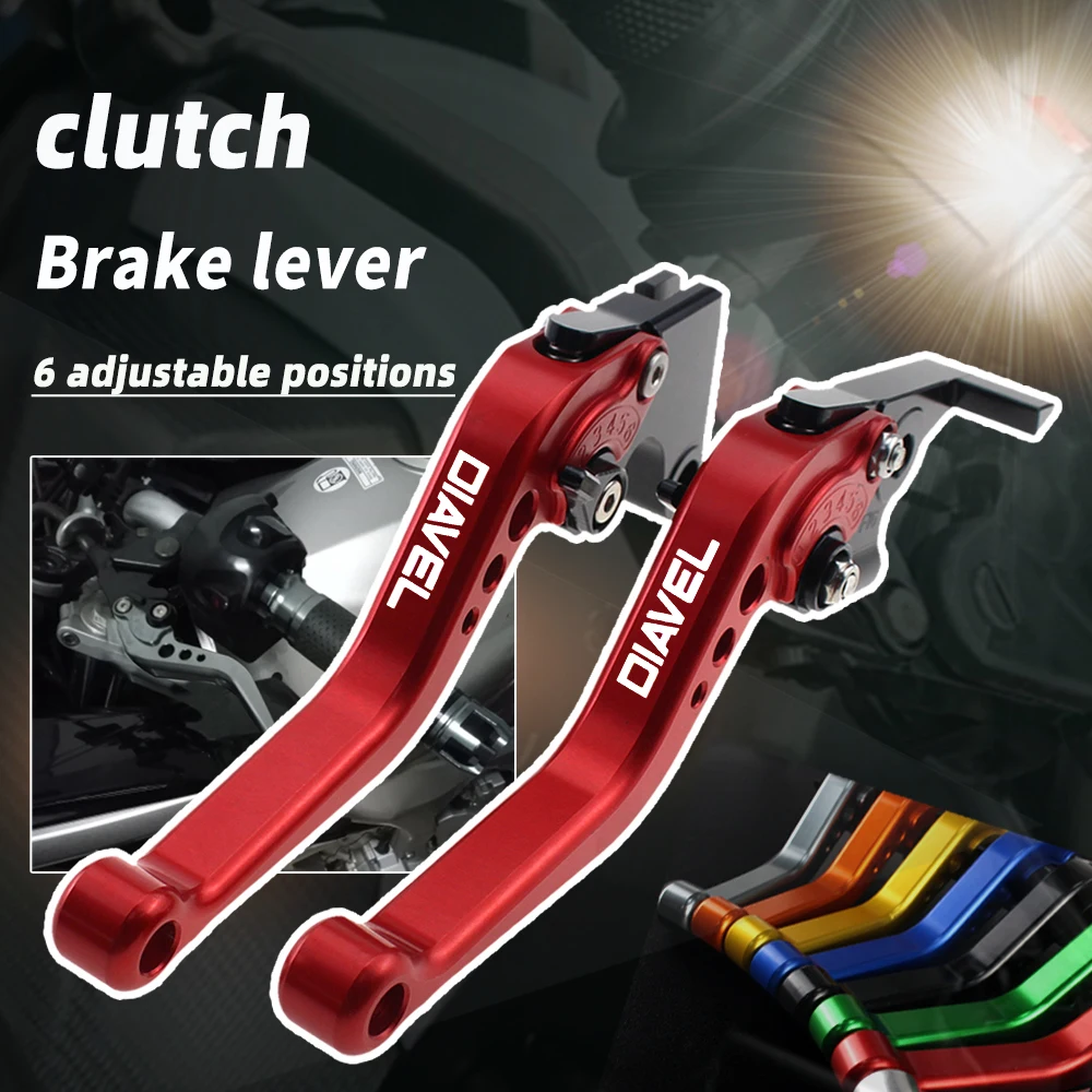 

for Ducati Diavel/Carbon/XDiavel/S 2011-2018 2017 2016 2015 2014 2013 Motorcycle Handles Lever Short Brake Clutch Levers