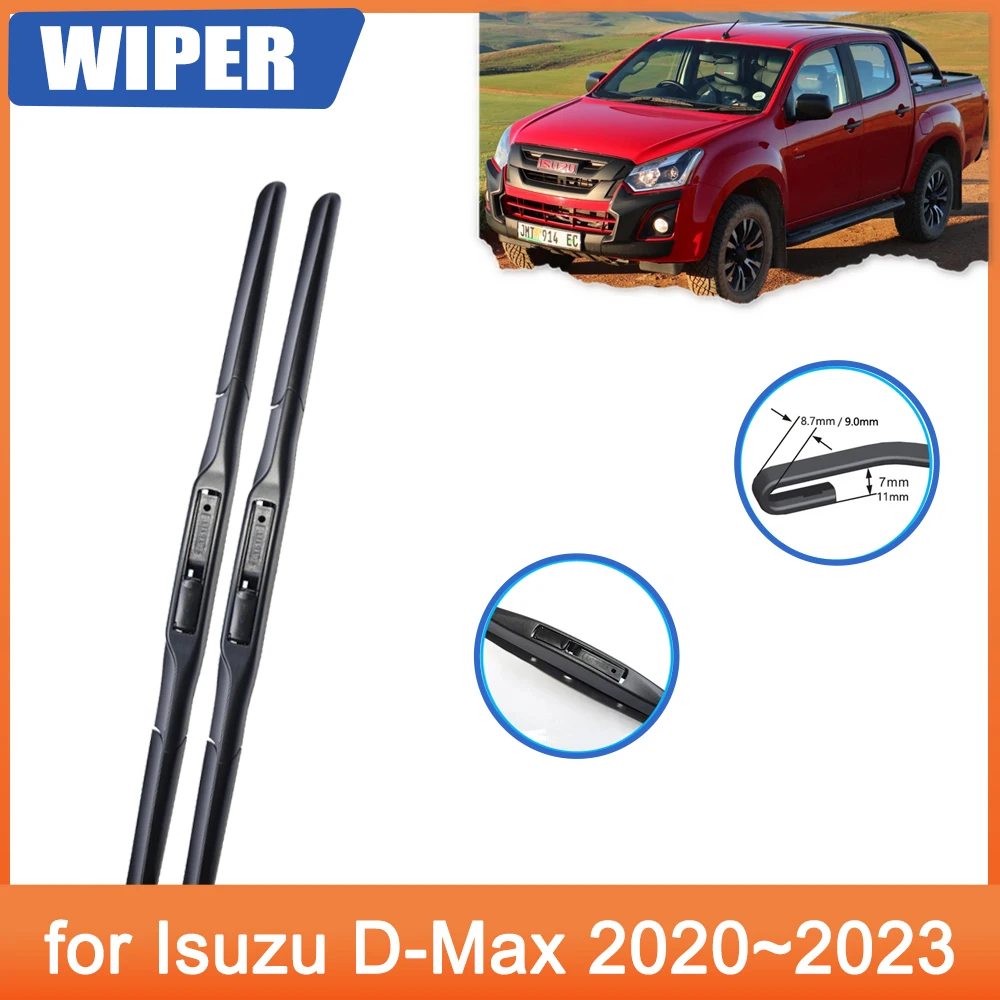 Стеклоочистители для переднего стекла 2 шт. Isuzu D-Max DMax D Max 2020 2021 2022 2023