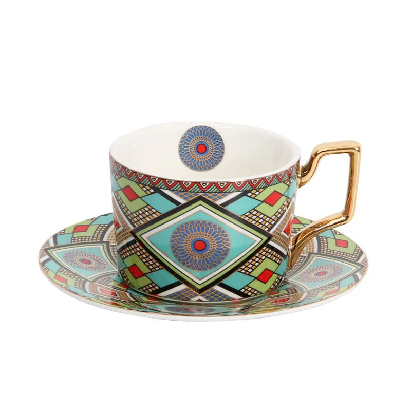 Роскошная кофейная чашка и блюдце в марокканском стиле набор из скандинавского