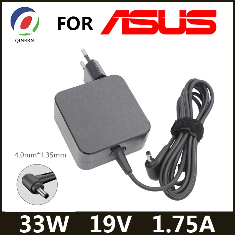 Adaptador de Alimentação do Carregador do Portátil da ca Asus Adp33aw S200e X202e X201e Q200 S200l S220 X453m F453 X403m 33w 4.0×1.35 mm 19v ca