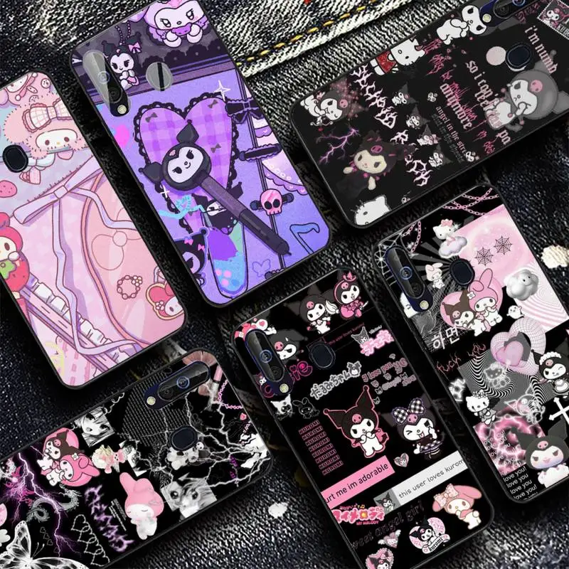 

Kuromi My Melody Phone Case for Samsung A51 01 50 71 21S 70 31 40 30 10 20 S E 11 91 A7 A8 2018