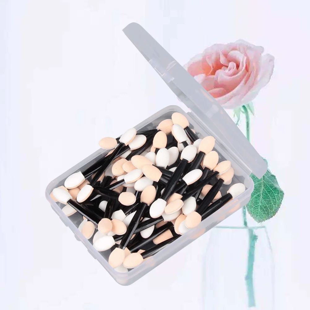 

Disposable Dual Sided Eyeshadow Brush Make Applicators Face Makeup Application Brushes Cosmetics