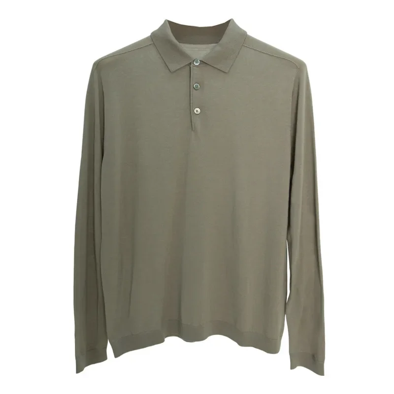 Осень-зима новая мужская 18-игольная бесшовная 100% шерстяная трикотажная деловая