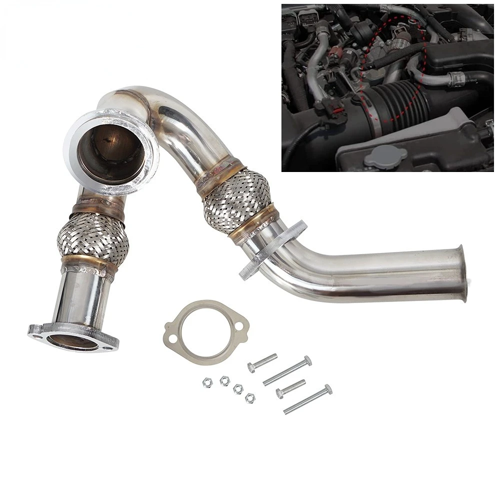 

New Turbocharger Y-Pipe Up Pipe & Turbo Exhaust Manifold 5C3Z6K854CA Kit for 03-07 Ford 6.0L Powerstroke Diesel Replaces 679-011