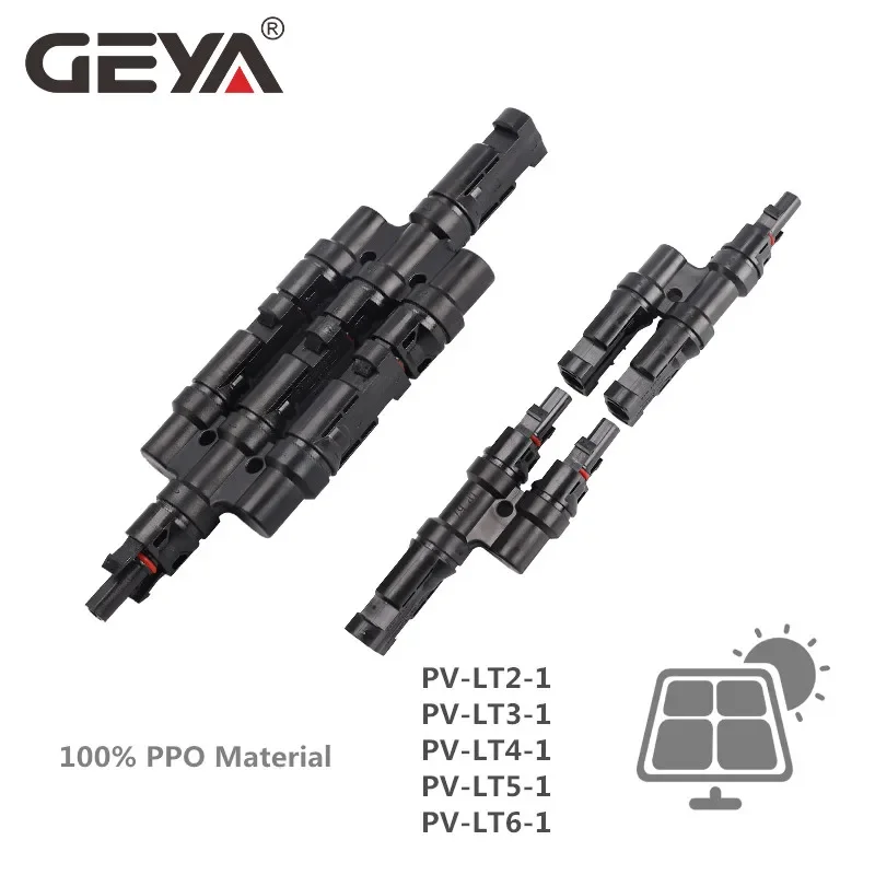 GEYA 1 пара солнечных панелей T &amp Y параллельный солнечный разъем IP67