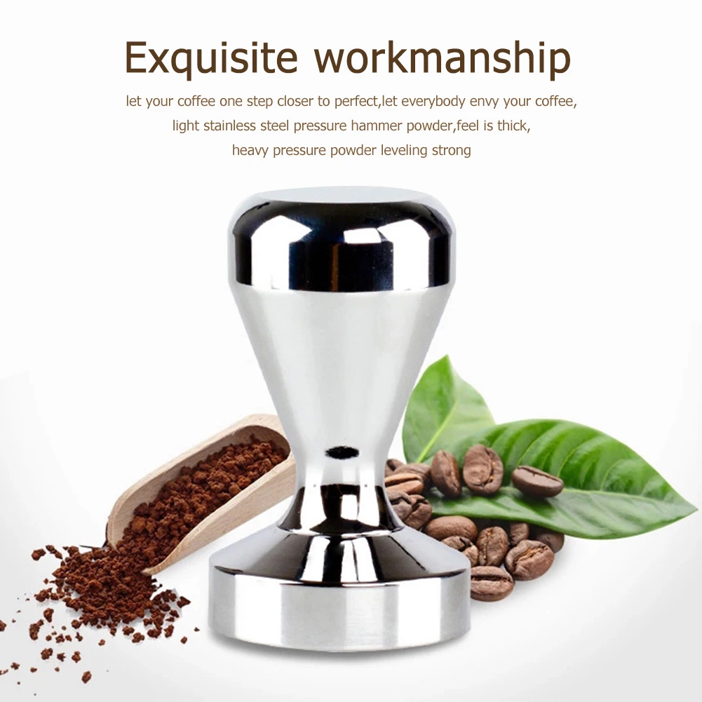 

Мельница для кофейных зерен, пресс, кофемолка, молотковая мельница для кофейного порошка, дистрибьютор для кофе из нержавеющей стали, инстр...