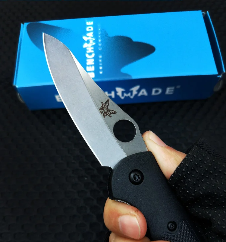

Benchmade 555-1 555 Mini Folding Knife 440C Sharp Blade Camping Outdoor Safety-defend Knives Pocket Portable EDC Tool-BY14