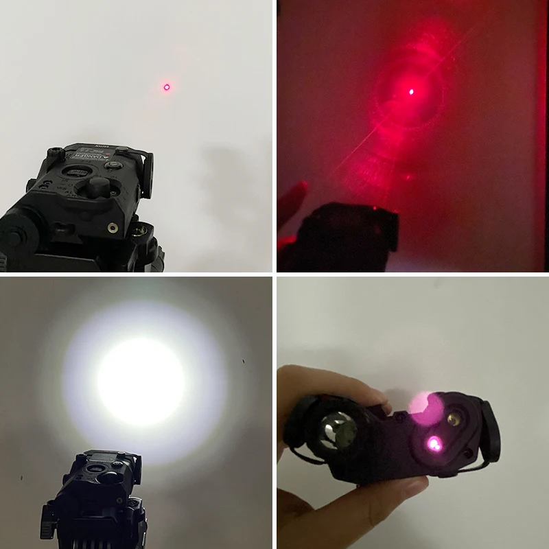 WADSN PEQ15 Red Dot Laser Aiming ИК-аккумуляторный блок M300 M600 Фонарик Тактический двойной пульт